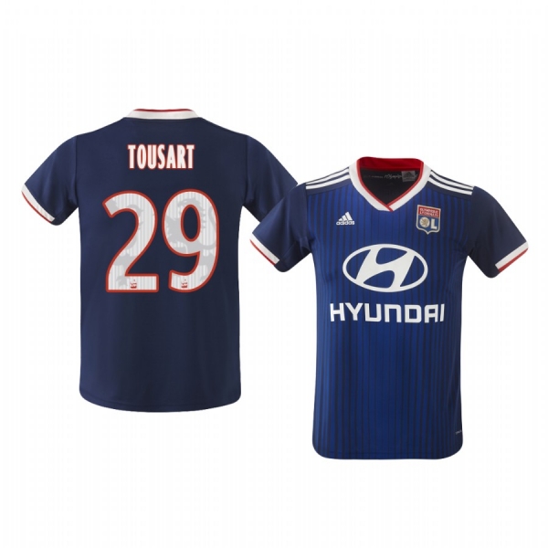 Youth Olympique Lyonnais Lucas Tousart Away Jersey 19-20