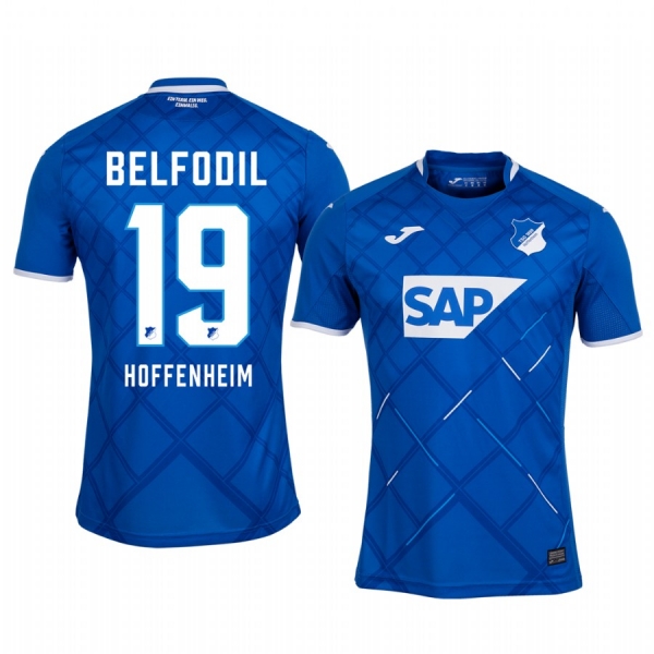 Forward TSG 1899 Hoffenheim Ishak Belfodil Men's Home Jersey 19-20