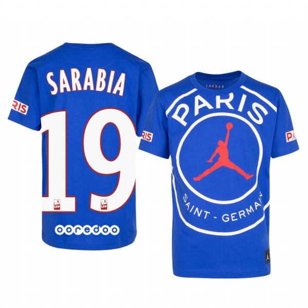 Paris Saint-Germain Pablo Sarabia Men's Royal Game T-Shirt 2020-21