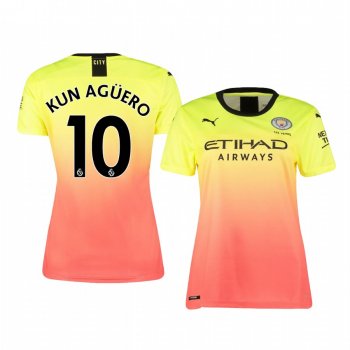 Women's Manchester City Sergio Agüero Jersey Alternate Third 19-20