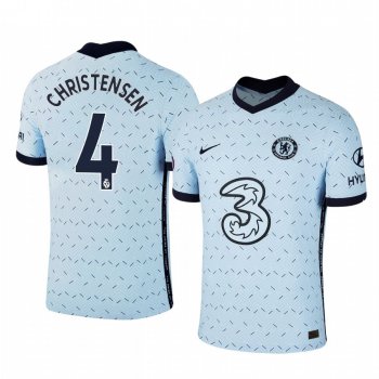 Andreas Christensen Chelsea 2020-21 Away Replica Short Sleeve Light Blue Jersey