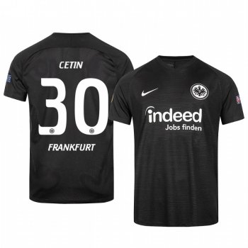 Sahverdi Cetin Eintracht Frankfurt 2020 Black Europa League Official Jersey Men's