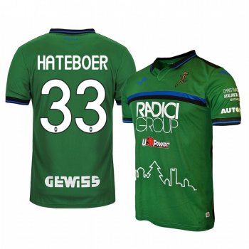 Hans Hateboer Atalanta 19-20 Christmas Edition Men's Green Short Sleeve Jersey