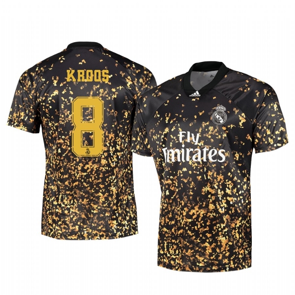 Real Madrid Toni Kroos Men's 19-20 Special EA Replica Short Sleeve Jersey