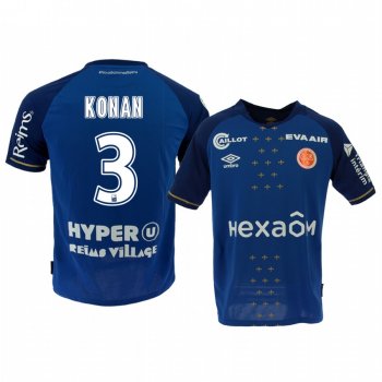 Stade de Reims Ghislain Konan Men's Away Jersey 19-20