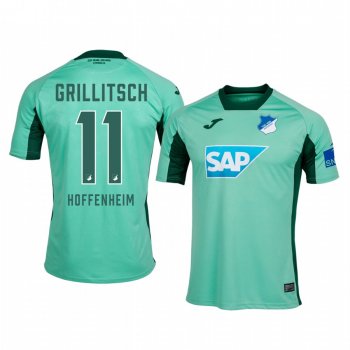 TSG 1899 Hoffenheim Florian Grillitsch Green Away Jersey 19-20 Men's