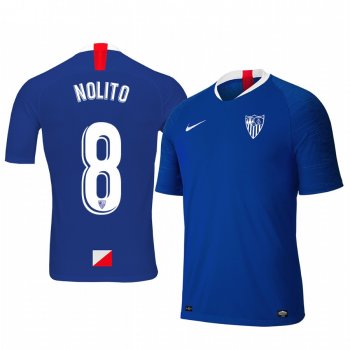 Youth Nolito Sevilla 19-20 Third Blue Short Sleeve Jersey