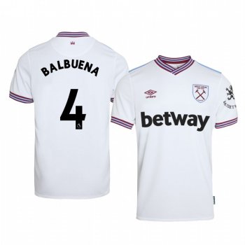 Fabián Balbuena West Ham United Away Men's Short Sleeve Jersey 19-20