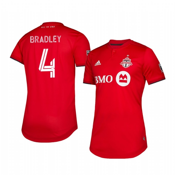 Toronto FC Michael Bradley Men's Red Primary Short Sleeve Jersey 2020