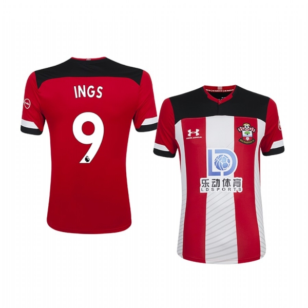 Youth Southampton Danny Ings Red Home Short Sleeve Jersey 19-20