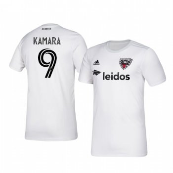 Ola Kamara D.C. United 2020-21 Away Men's White Short Sleeve Jersey