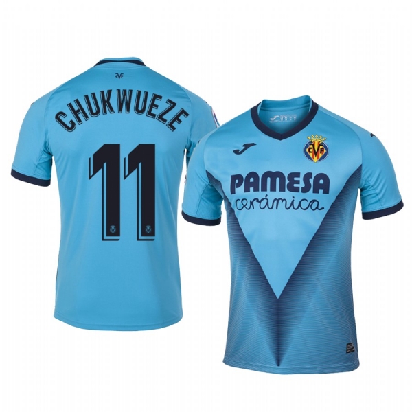 Villarreal Samuel Chukwueze Men's Jersey Short Sleeve Third 19-20