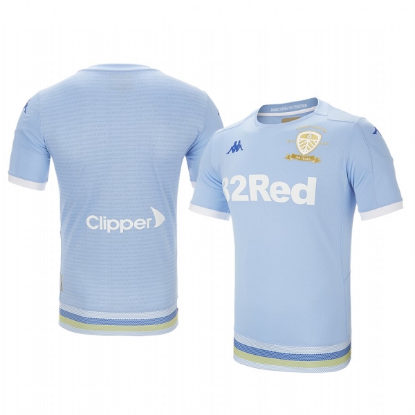 Leeds United Third Light Blue 100 Year Crest Jersey