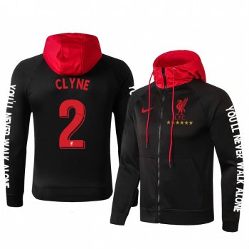 Nathaniel Clyne Liverpool Black Classic Full-Zip Jacket