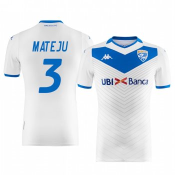 Ales Mateju Brescia Calcio 19-20 Away Short Sleeve Jersey