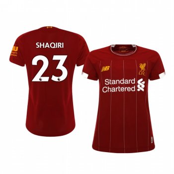 Women's Xherdan Shaqiri Liverpool Home Short Sleeve Jersey 19-20