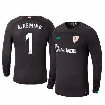 19-20 Athletic Bilbao Alex Remiro Official Goalkeeper Home Long Sleeve Jersey Men's