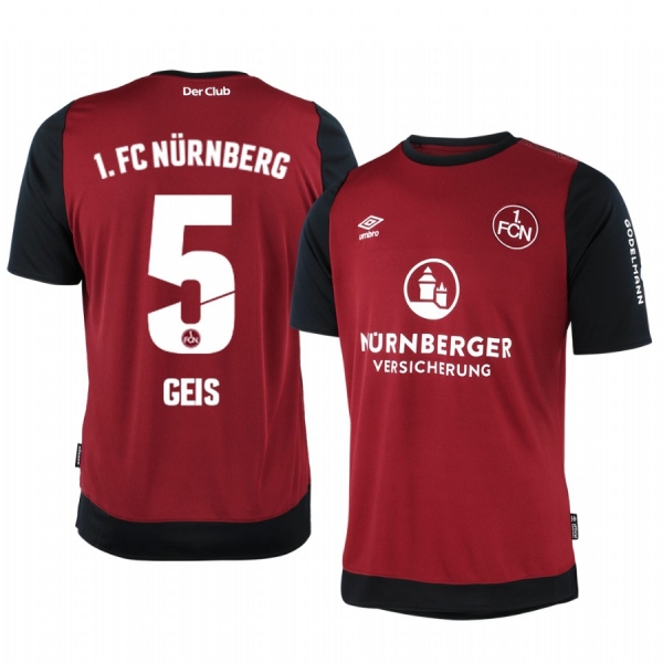 1. FC Nürnberg Johannes Geis Home Men's Jersey 19-20