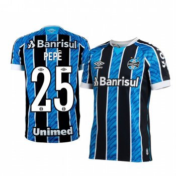 Gremio Pepê 2020-21 Home Men's Blue Short Sleeve Jersey