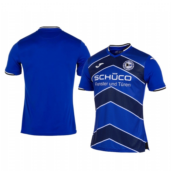 Arminia Bielefeld 19-20 Blue Home Men's Short Sleeve Jersey