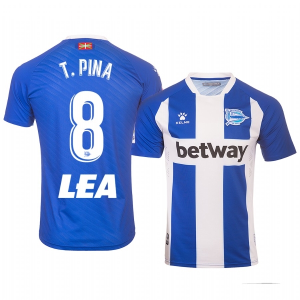 Tomás Pina Deportivo Alaves Home Men's Jersey 19-20