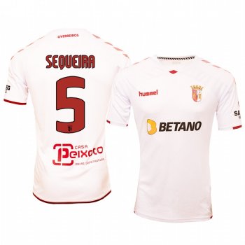 Nuno Sequeira Braga Away White Short Sleeve Jersey