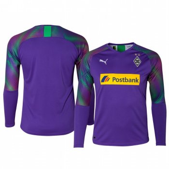 Borussia Monchengladbach Men's 19-20 Goalkeeper Authentic Long Sleeve Jersey