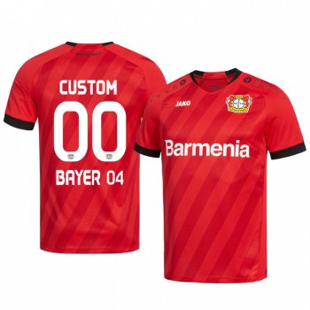 Men's Bayer Leverkusen Custom Home Jersey 19-20