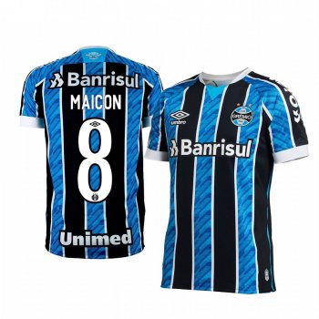 Gremio Maicon 2020-21 Home Men's Blue Short Sleeve Jersey