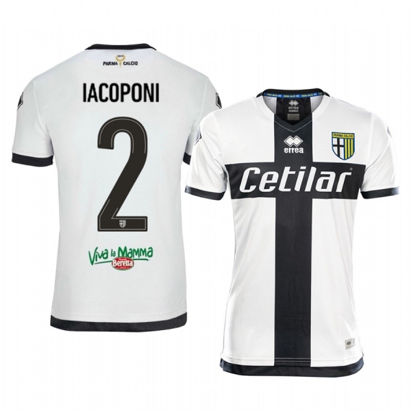 Men's Simone Iacoponi Parma Calcio 1913 19-20 Home Jersey