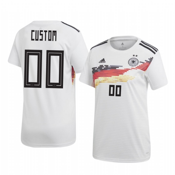 2019 World Cup Germany Custom Women's Home FIFA Jersey