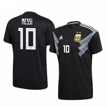 Away Argentina Lionel Messi Men's Short Sleeve 2018 World Cup Jersey