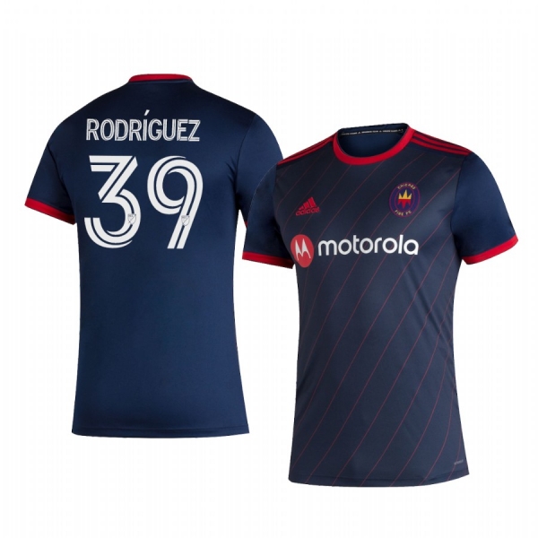 Allan Rodríguez Chicago Fire 2020 Home Replica Short Sleeve Jersey