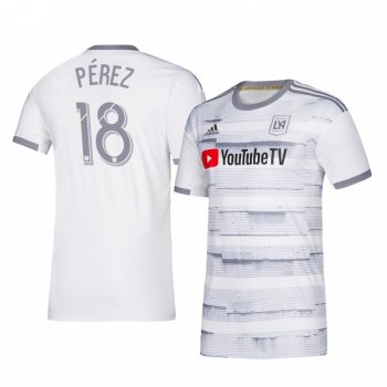 Joshua Pérez Los Angeles FC Authentic Men's Away Jersey 19-20