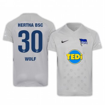 Marius Wolf Hertha BSC 19-20 Third Men's Grey Short Sleeve Jersey