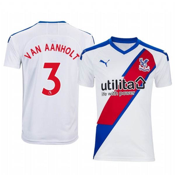 Youth Patrick van Aanholt Crystal Palace Third White Alternate Jersey