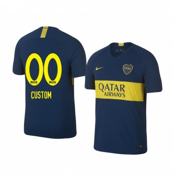 Boca Juniors Custom Home Men's Jersey 18-19