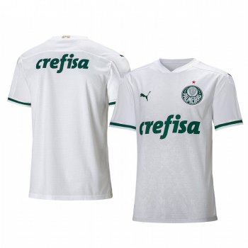 SE Palmeiras Men's White Away Short Sleeve Jersey 2020-21