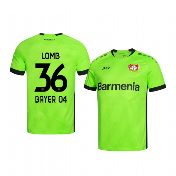 Youth 19-20 Bayer Leverkusen Niklas Lomb Green Goalkeeper Official Jersey