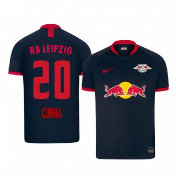 RB Leipzig Matheus Cunha Black Away Jersey 19-20 Men's