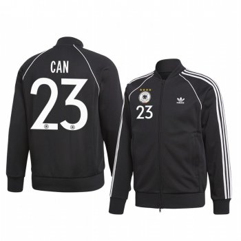 Emre Can Germany Black Team Pride Logo Full-Zip Long Sleeve Jacket