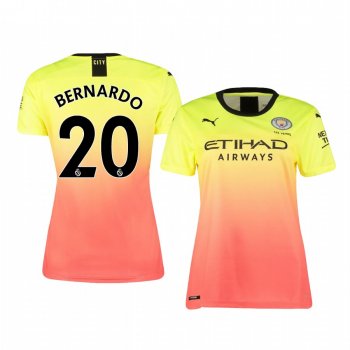 Women's Manchester City Bernardo Silva Jersey Alternate Third 19-20