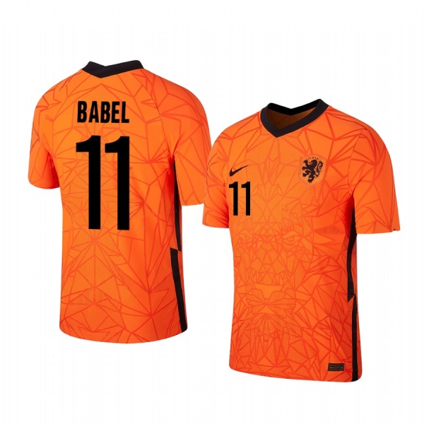 Ryan Babel Netherlands 2020 Orange Home Men's Short Sleeve Jersey