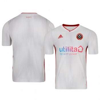 Youth Sheffield United 19-20 Away White Short Sleeve Jersey