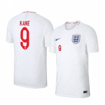 Harry Kane England 2018 World Cup Home Men's White Short Sleeve Jersey