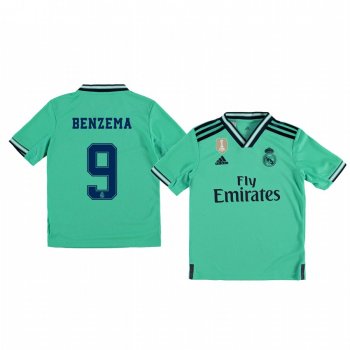 Youth Real Madrid Karim Benzema Jersey Alternate Third 19-20