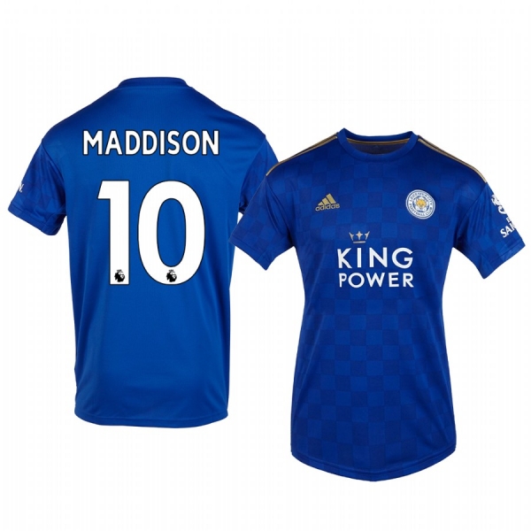 Women's James Maddison Leicester City Home Short Sleeve Jersey 19-20