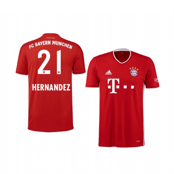 Defender Bayern Munich Lucas Hernandez Men's Home Jersey 2020-21