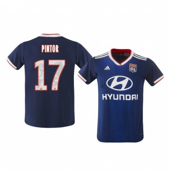 Youth Olympique Lyonnais Lenny Pintor Away Jersey 19-20