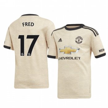 Youth Fred Manchester United Away Short Sleeve Jersey 19-20